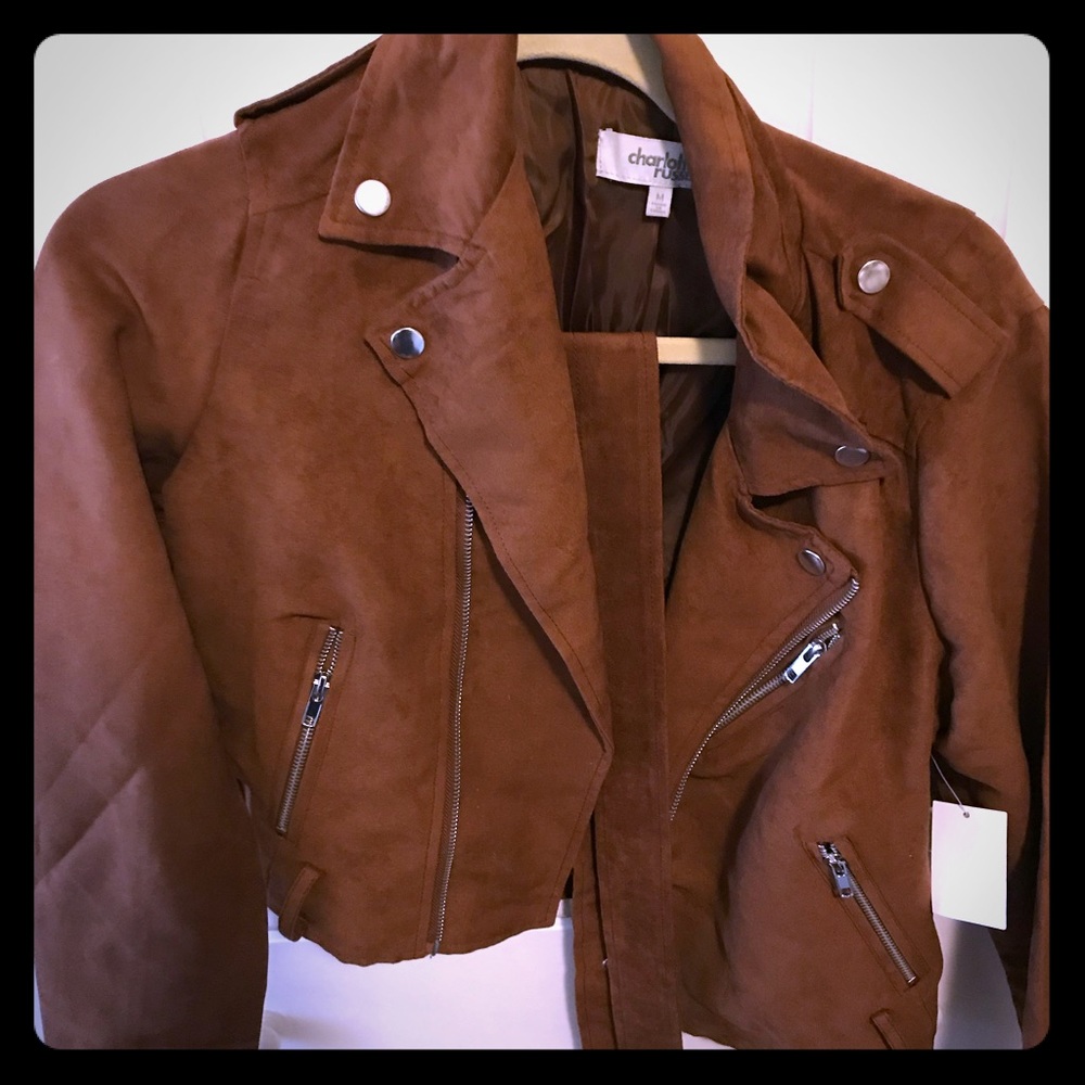Brown Suede Jacket 🧥 with belt